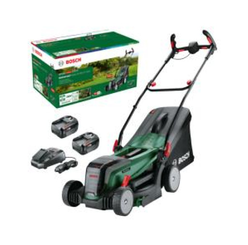 Maşină de tuns iarba cu acumulator Bosch 06008B9E00 UniversalRotak 2x18V-37-550 - ROBERT BOSCH 06008B9E00 imagine