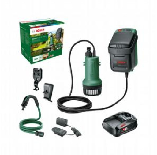 Pompe pentru apa de ploaie cu acumulator Bosch 06008C4202  GardenPump 18V-2000 - ROBERT BOSCH 06008C4202 imagine
