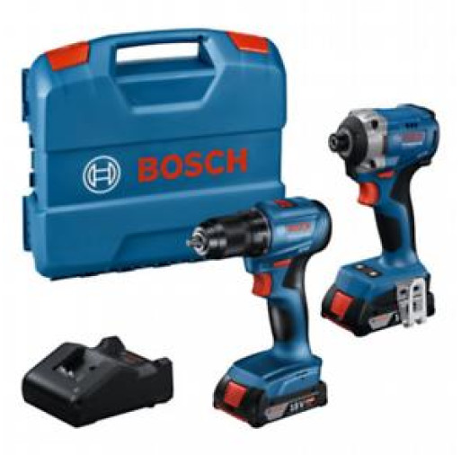 06019N2023 PRO GDR 18V-215 + GSR 185-LI + 2x2,0AH + GAL 18V-20 + carcasă - ROBERT BOSCH 06019N2023  imagine