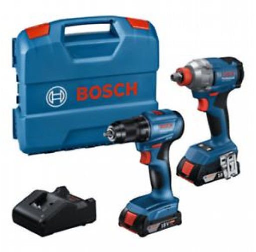 06019N2123 PRO GDX 18V-285 + GSR 185-LI + 2x2,0Ah + GAL 18V-20 + carcasă - ROBERT BOSCH 06019N2123  imagine