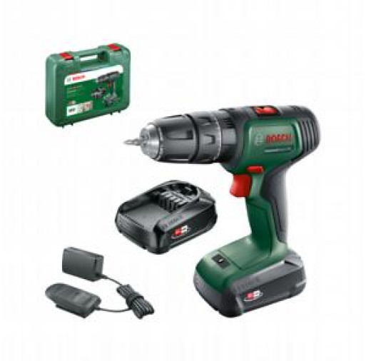 06039D4102 Maşină de găurit cu percuţie cu acumulator, 2 trepte de putere  UniversalImpact 18V - ROBERT BOSCH 06039D4102 imagine