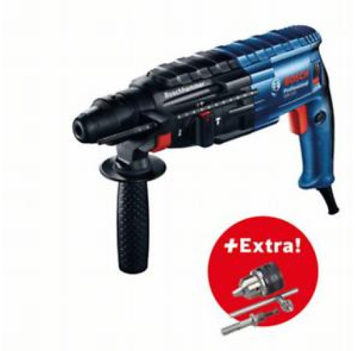 Set profesional: Ciocan rotopercutor GBH 240 + mandrină cu coroană dinţată 0611272104  - ROBERT BOSCH 0611272104 imagine