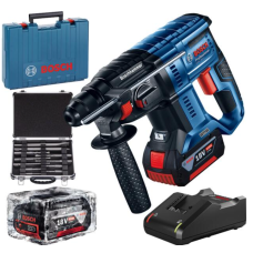 0615990M33 Set profesional: Ciocan rotopercutor cu acumulator GBH 180-LI + set de 11 burghie SDS plus + 2 acumulatori GBA 18V 4.0Ah în cutie din carton 0615990M33  imagine 20868