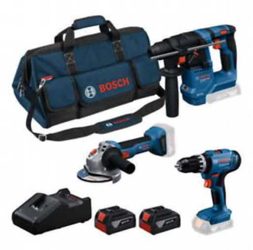 0615A500AG PRO Set de 3 scule de 18 V: GSB + GBH + GWS + 2x GBA 4.0Ah + GAL18V-40 - ROBERT BOSCH 0615A500AG  imagine