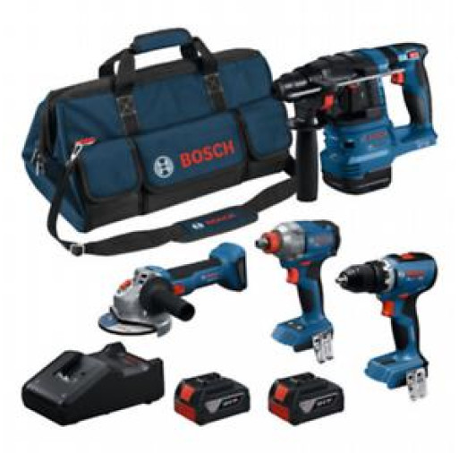 0615A500BK Set combinat  PRO 18V GSR+GDX+GBH+GWS+2x5.0+GAL18V-40 - ROBERT BOSCH 0615A500BK  imagine