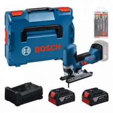 0615A500E5 Trusă de scule: GST 18V-125 S + 2x GBA 5.0Ah + GAL 12V/18V-80 + set de 15 pânze de ferăstrău vertical 0615A500E5  imagine 27062