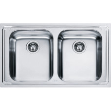 101.0021.626 Chiuveta bucatarie Franke Logica Line LLX 620-L cu 2 cuve, 860x500mm, inox lucios 101.0021.626 imagine 27469