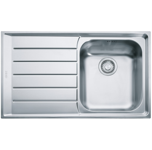 101.0040.732 Chiuveta bucatarie Franke Neptune NEX 611, picurator stanga, 860x510mm, inox lucios -  Franke 101.0040.732 imagine
