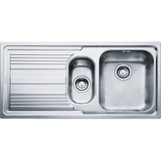 101.0086.254 Chiuveta bucatarie Franke Logica Line LLL 651 cu 2 cuve si picurator stanga, 1000x500mm, inox dekor\ 101.0086.254 imagine 27556