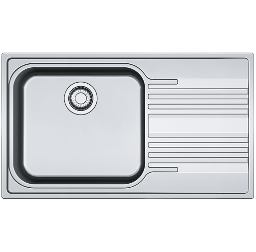 101.0356.849 Chiuveta bucatarie Franke Smart SRX 611-86 LB, slim, picurator dreapta, 860x500mm, inox lucios -  Franke 101.0356.849 imagine