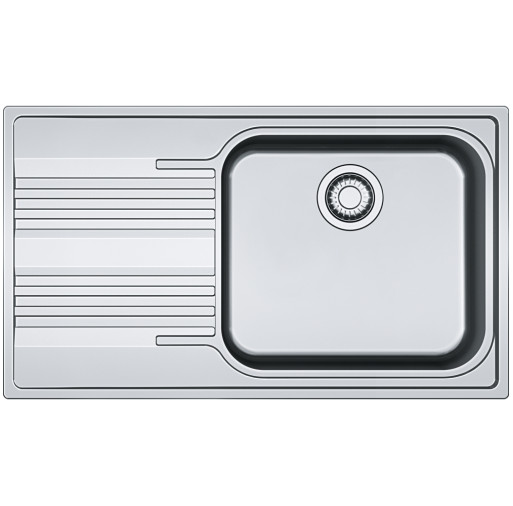 101.0356.850 Chiuveta bucatarie Franke Smart SRX 611-86 LB, slim, picurator stanga, 860x500mm, inox lucios -  Franke 101.0356.850 imagine