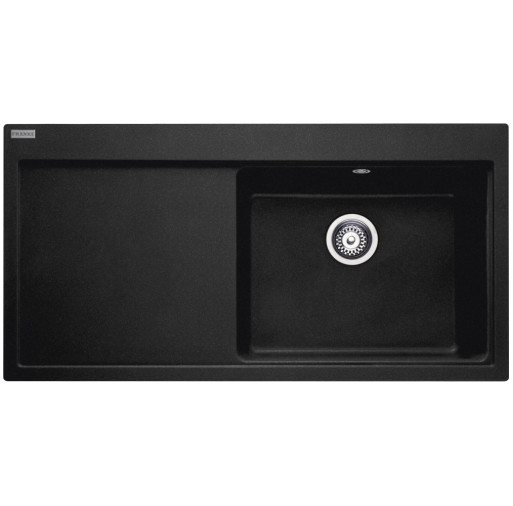 114.0476.995 Chiuveta bucatarie Franke Mythos MTG 611-100 ST, picurator stanga, 1000x515mm, fragranite, Nero -  Franke 114.0476.995 imagine