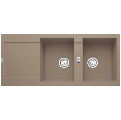 114.0490.332 Chiuveta bucatarie Franke Maris MRG 621 reversibila, 1160x500mm, tehnologie Sanitized, fragranite, Oyster -  Franke 114.0490.332 imagine