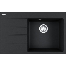 114.0633.143 Chiuveta bucatarie Franke Centro CNG 611/211-78 ST, picurator stanga, 78x50cm, fragranite, Nero 114.0633.143 imagine 27612