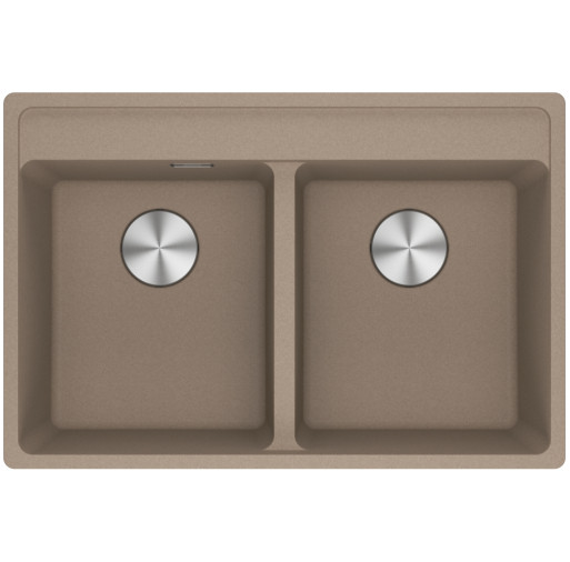 114.0661.680 Chiuveta bucatarie Franke Maris MRG 620-35-35 TL cu doua cuve, 760x510mm, fragranite, Oyster -  Franke 114.0661.680 imagine