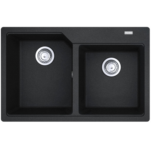 114.0687.308 Chiuveta bucatarie Franke Urban UBG 620-36-33, doua cuve, 780x500mm, fragranite Nero -  Franke 114.0687.308  imagine