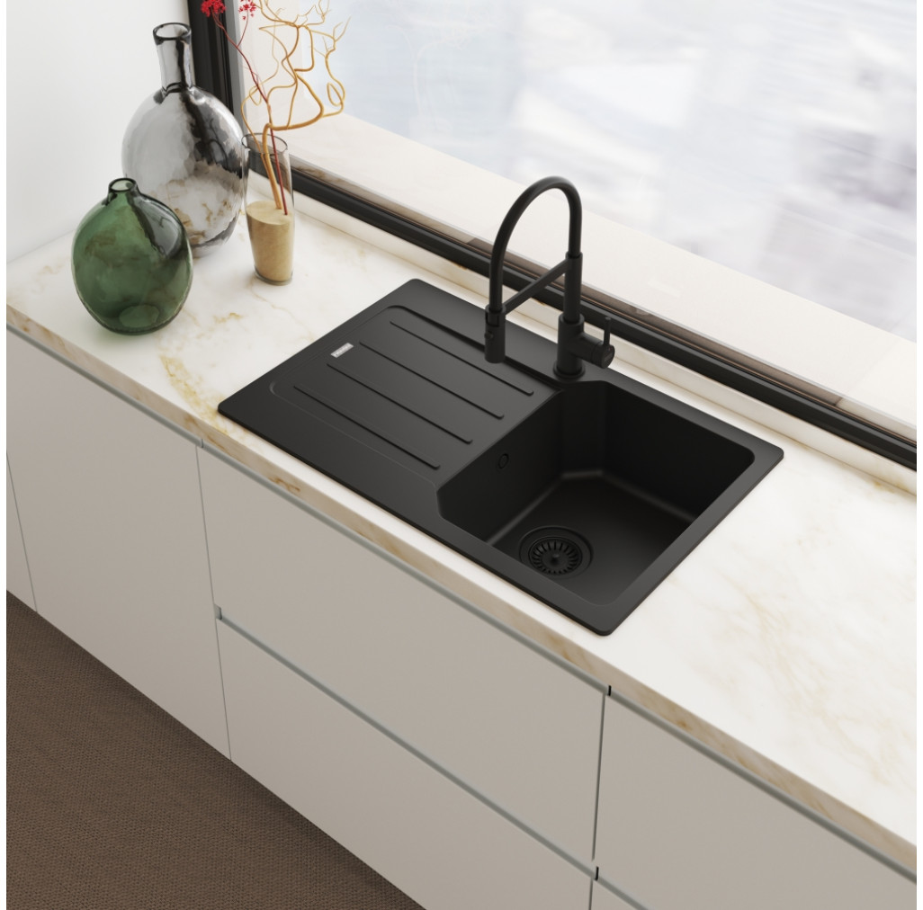 115.0725.838 Baterie Lina Semi Pro Matte Black -  Franke 115.0725.838 imagine 1