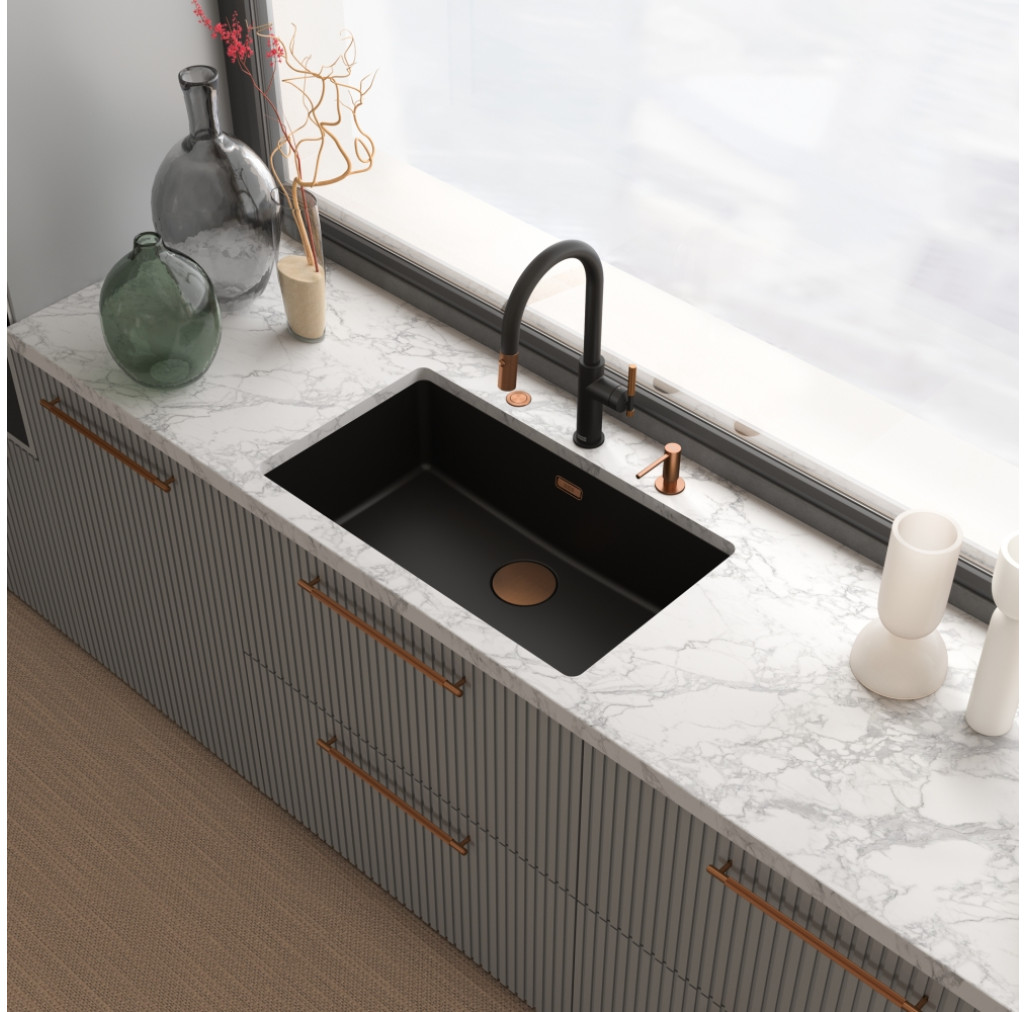 115.0747.674 Baterie Maris Stripes Dus Matte Black-Cooper -  Franke 115.0747.674 imagine 1
