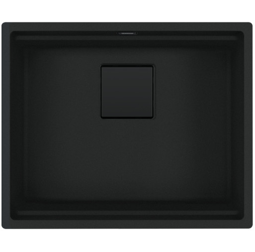 125.0718.450 Chiuveta bucatarie Franke Kubus 2 KNG 110-52, 52x42cm, fragranite, Matte Black -  Franke 125.0718.450  imagine