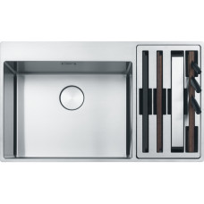 127.0538.259 Chiuveta Franke Box Center BWX 220-54-27 Inox Satinat, accesorii incluse, cuva accesorii dreapta  127.0538.259  imagine 27430