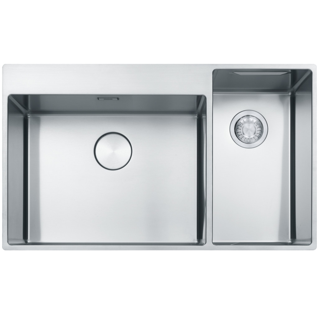 127.0538.259 Chiuveta Franke Box Center BWX 220-54-27 Inox Satinat, accesorii incluse, cuva accesorii dreapta  -  Franke 127.0538.259  imagine 1