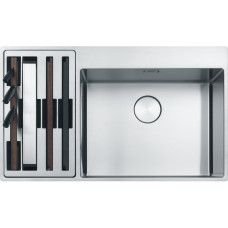127.0538.260 Chiuveta Franke Box Center BWX 220-54-27 Inox Satinat, accesorii incluse, cuva accesorii stanga 127.0538.260 imagine 27431