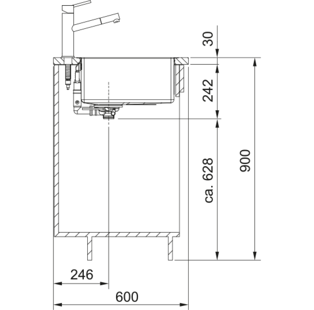 127.0650.363 Chiuveta Franke MYTHOS MASTERPIECE 1 cuva inox BXM 210/110-50 Anthracite -  Franke 127.0650.363  imagine 1