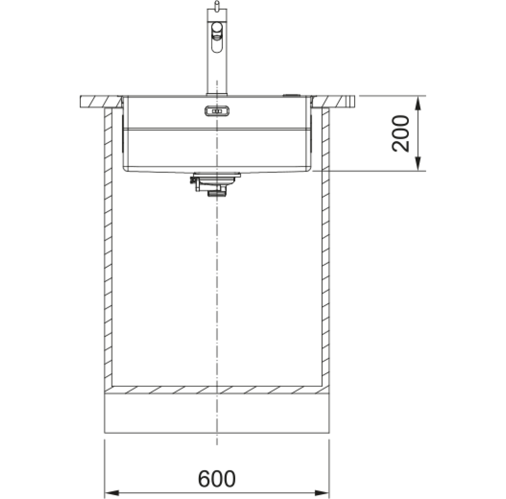 127.0749.856 Chiuveta Inox BXX PRO 210-50  -  Franke 127.0749.856 imagine 1