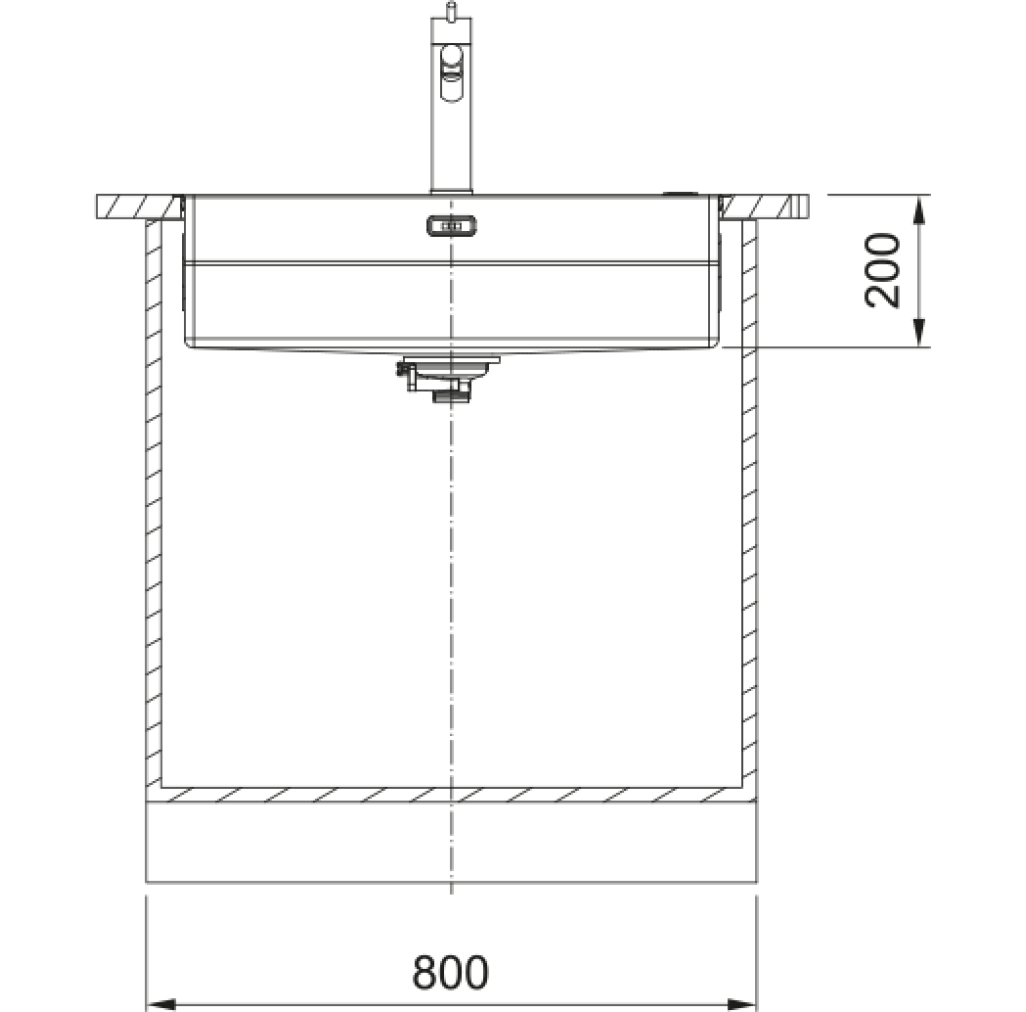 127.0749.857 Chiuveta Inox BXX PRO 210-70 -  Franke 127.0749.857 imagine 1