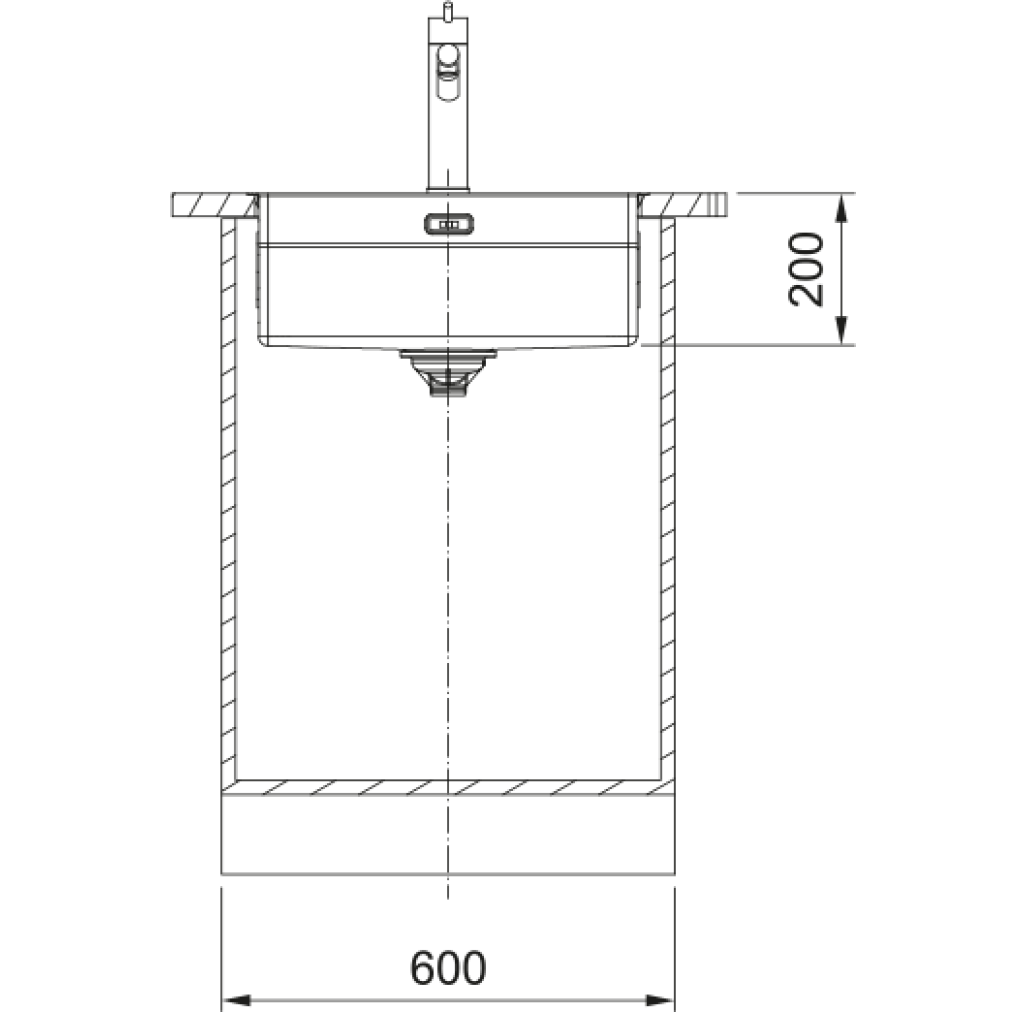 127.0749.858 Chiuveta Inox BXX PRO 210/110-50  -  Franke 127.0749.858 imagine 1