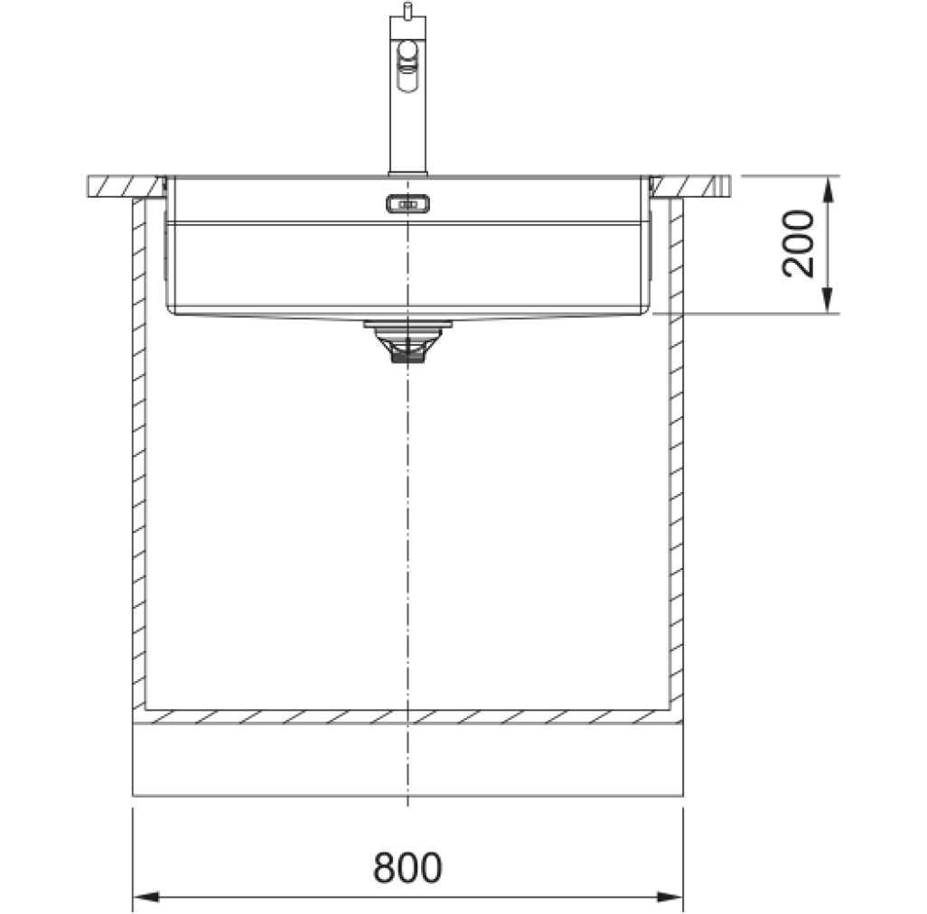 127.0749.859 Chiuveta Inox BXX PRO 210/110-70  -  Franke 127.0749.859 imagine 1