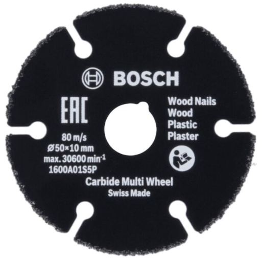 1600A01S5X Carbide Multi Wheel cutting disc 50x10mm - ROBERT BOSCH 1600A01S5X imagine