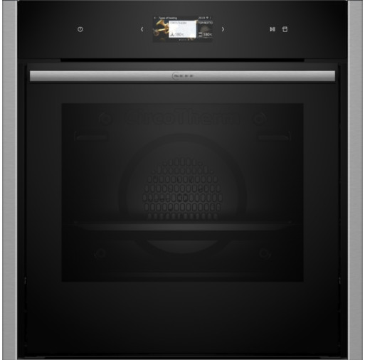 Cuptor incorporabil Neff B64FS31N0 cu optiune de aburi 60 cm seria N 90 Inox B64FS31N0 imagine