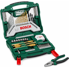 2607017197 Geantă accesorii X-Line, 70 buc., set de cleşti