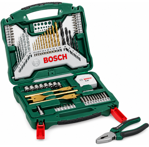 2607017197 Geantă accesorii X-Line, 70 buc., set de cleşti  - ROBERT BOSCH 2607017197 imagine