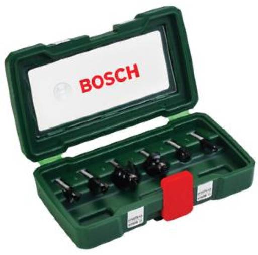2607019463 Set de freze de profilare TC, 6 buc. (coadă de 8 mm)  - ROBERT BOSCH 2607019463 imagine