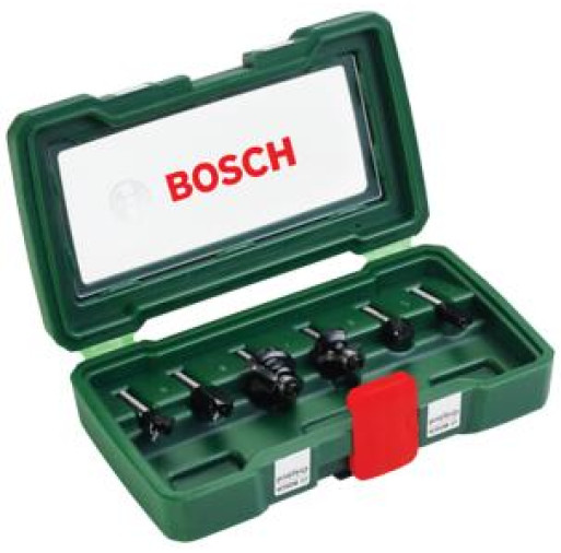 2607019464 Set de freze de profilare TC, 6 buc. (coadă de 6 mm)  - ROBERT BOSCH 2607019464 imagine