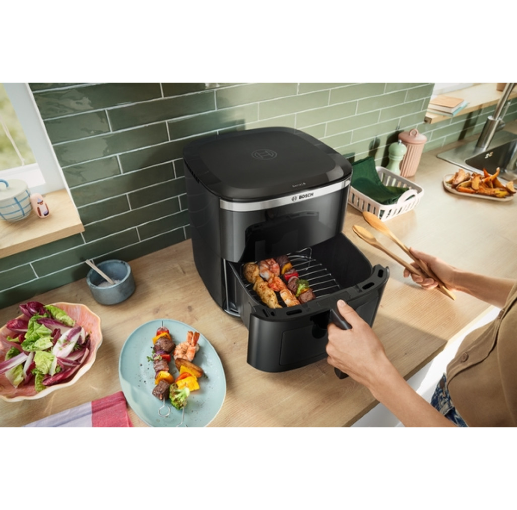 Friteuză cu aer cald Bosch MAF671B1 seria 6 Negru  MAF671B1  imagine 1