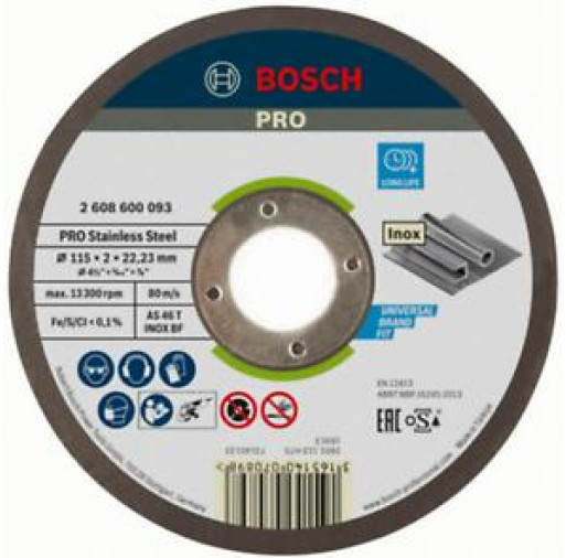 2608600093 Disc de tăiere drept Expert for Inox  - ROBERT BOSCH 2608600093 imagine