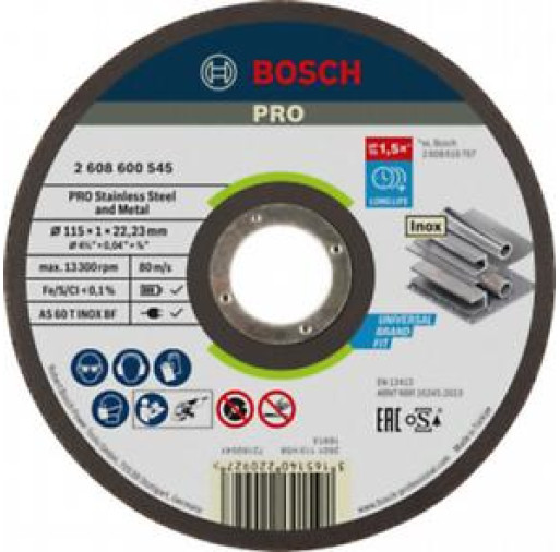 2608600545 Disc de tăiere drept Expert for Inox - Rapido - ROBERT BOSCH 2608600545 imagine