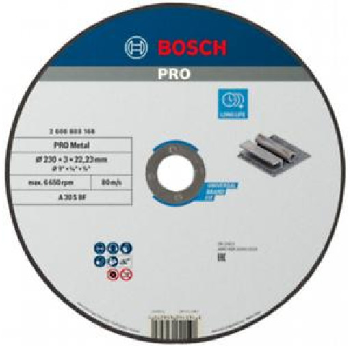 2608603168 Disc taiere metal 230x3 - ROBERT BOSCH 2608603168 imagine