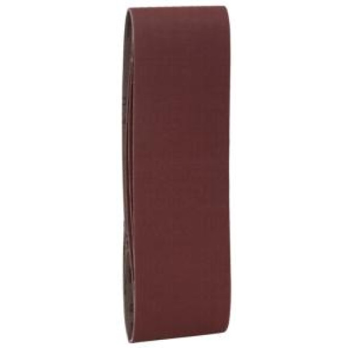 2609256220 Set benzi de şlefuire, 3 buc., pentru şlefuitor cu bandă, sortiment roşu, G 150 - ROBERT BOSCH 2609256220 imagine