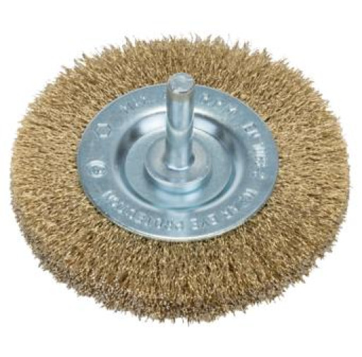 2609256529 Perie-disc pentru maşini de găurit – sârmă ondulată, alămită, 75 mm - BOSCH 2609256529 imagine