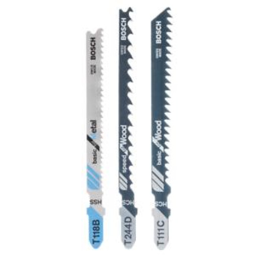 2609256741 Set de 3 pânze pentru ferăstrău vertical sistem de prindere în T  - ROBERT BOSCH 2609256741 imagine
