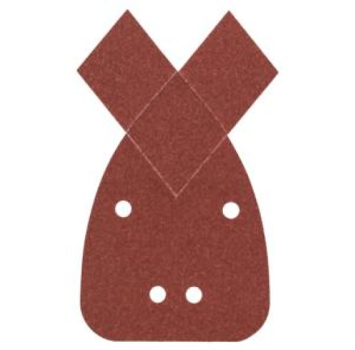 2609256A70 Set foi abrazive, 5 buc., pentru şlefuitor multifuncţional, G 120 - ROBERT BOSCH 2609256A70 imagine