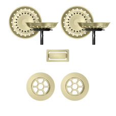 400052WGO Parti vizibile Schock pt chiuveta cu kit de scurgere manual GREN200 PRED150 White Gold 400052WGO imagine 28037