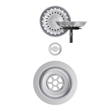 400060EDM Parti vizibile Schock pt chiuveta cu kit de scurgere manual MONN100S-N100 NEMN100S-N100 MANR100 TOLD100X GAXN100-N100L Inox Periat 400060EDM imagine 27903