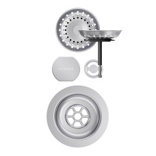 400061EDM Parti vizibile Schock pt chiuveta cu kit de scurgere automat MONN100S-N100 NEMN100S-N100 MANR100 TOLD100X GAXN100-N100L Inox Periat 400061EDM imagine 28150