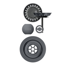 400061GUB Parti vizibile Schock pt chiuveta cu kit de scurgere automat MONN100S-N100 NEMN100S-N100 MANR100 TOLD100X GAXN100-N100L Gunmetal 400061GUB imagine 28153
