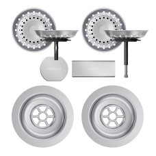 400067EDM Parti vizibile Schock pt chiuveta cu kit de scurgere automat HONN200 KALM175 SIGD150-D200 WATD150 Inox Periat 400067EDM imagine 28043